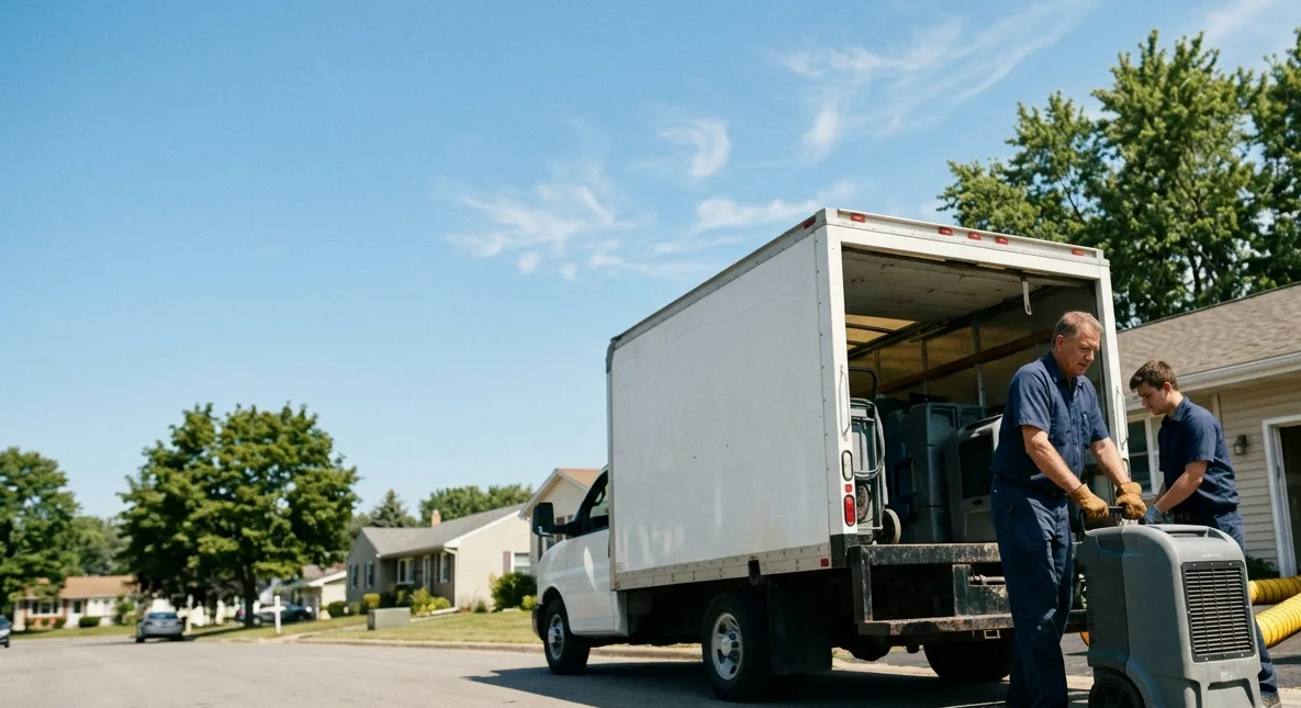 Water Damage Cleanup in Hoffman Estates, IL near me